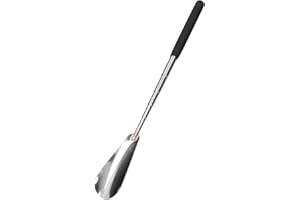 Shoe Horn, Telescopic Shoe Helper with Easy Grip Handles, Length Adjustable for Men Women and Seniors, Travel Family, Conveni