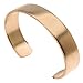Beadaholique 1 Piece Solid Brass Flat Cuff Bracelet Base, 12.7mm