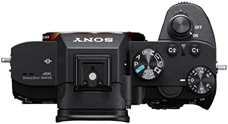 Sony alpha 7 iii full-frame evil camera (autofoco rápido de 0,02 s, estabilização ótica de imagem de 5 eixos, 4k hlg, maior duração da bateria), preto