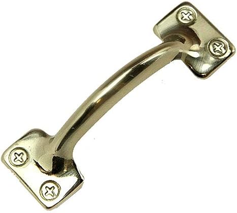 Amazon アイアン取っ手 つまみ Gl0030 ブロックアメリカン ハンドル シルバー 1個 全長87mm ツマミ