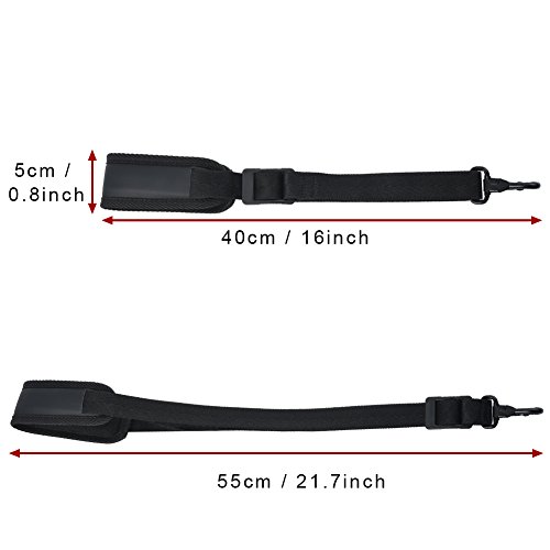 Irich Saxophone Neck Strap, Adjustable Harness Belt Comfortable Design with Metal Hook for Sax, Clarinets, Oboe & English Horns