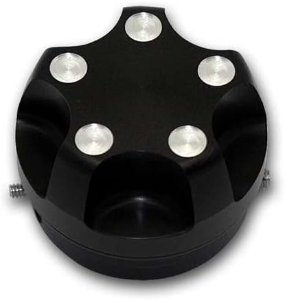 2010-2013 Camaro Black &amp; Chrome Billet Aluminum Riveted Coolant Reservoir Cap