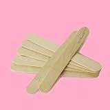 TNBL Large Disposable Wooden Waxing Spatulas 50 Pack 6in Birchwood view 3