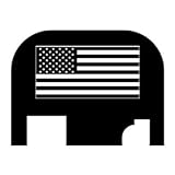 Fixxxer Rear Cover Plate Glock (American Flag Design) Fits Most Models (Not G42, G43) Generations (Not Gen 5)