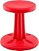 KORE Design Wobble Stool Chair, Girls + Boys Kid Desk Stools, Ergonomic Small Office Chairs, Flexible Seating for Active Child, ADD/ADHD, Classroom, School, Home, Kids (14in), Age 6-7 yrs, Red