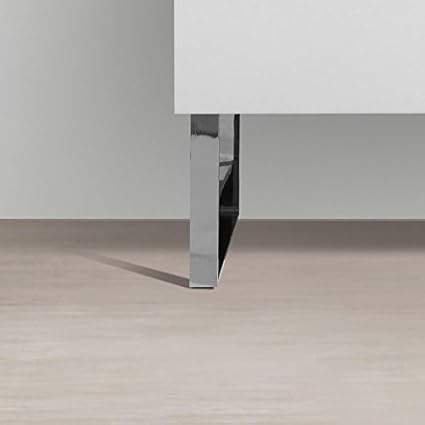 Juego de 2 pies de diseño para muebles suspendidos SIENA, acabado