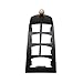 Remote Control Organizer, Space Saving Metal TV Remote Control Storage Organizer/Caddy/Rack/Organizer, Black Remote Control Tidy Remote Holder and TV Remote Organizer