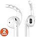 Ear Hooks and Covers Accessories Compatible with Apple AirPods - EarPods for Headphones, Earphones, Earbuds (White 2 Pairs)
