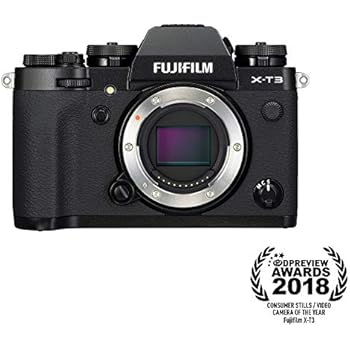Fujifilm X-T3 Mirrorless Digital Camera (Body Only) - Black (Renewed)