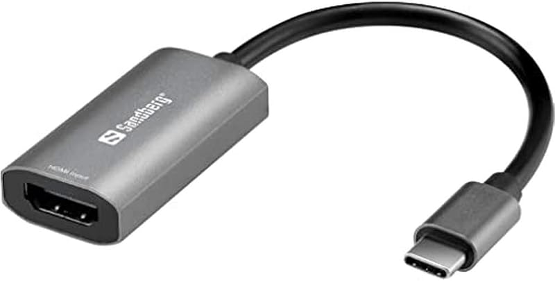Sandberg HDMI Capture Link to USB-C 4K 1080p 30FPS Video Audio Capture Device