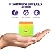 D-FantiX Qiyi Qidi S 2x2 Speed Cube Stickerless 2x2x2 Jelly Cube Puzzle for Kids