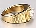 Adisaer Stainless Steel Rings for Men Gold and Diamond Promise Band Ring Cz Size 11