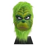 LePy Christmas Deluxe Mask Without Headwear Full Head Props