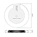 ChuangYan lacy-wc Wireless Charger Charging Pad for Samsung Note 8, S8/S8 Plus/S7/S7 Edge/S6, Apple iPhone 8/8 Plus, iPhone X, Nexus 7/6/5/4(2013), Nokia Lumia 920, LG Optimus Vu2, and More (White)