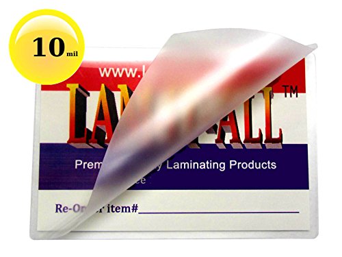 25 Pack 10 Mil Laminating Pouches 4x6 Inches - Hot Laminator Sleeves For Cards & Documents