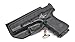 Concealment Express IWB KYDEX Holster: fits Glock 19 19X 23 32 45 (Gen 1-5) (CF BLK, RH) - Inside Waistband Concealed Carry - Adj. Cant/Retention - US Made