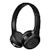 SoundPEATS Wireless Headset, Over-Ear Headset With Stereo Sound, Built-In Mic, 25 Hours Working Time Backup Aux Cable, Built In Mic -Black