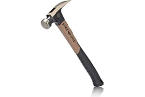 Spec Ops Tools 20 oz Fiberglass Hammer, 13 Inch, Rip Claw, Shock-Absorbing Grip, 3% Donated to Veterans