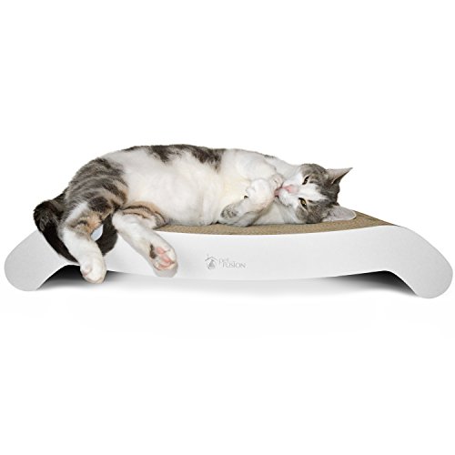 PetFusion FlipPad Cat Scratcher Lounge, 27 Inch Reversible Cat