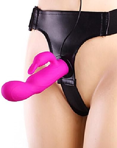 Fanxy Fetish Vib 6 inch Dong W / Harness Flesh Best Female Strap Leather Harness Hollow Strap-on Vibrator Clitoris Stimulator G Spot Vibe