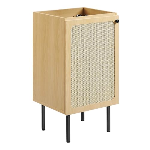 Modway EEI-6600-OAK Chaucer 18" Bathroom Vanity Cabinet (Sink Basin Not Include…