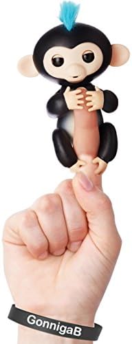 Interactive Finger Monkey, Baby Monkey Toy, Magic Monkey Finger Puppets for Boys &amp; Girls, Pets for Sale, Release Stress, Black - Christmas Gift