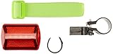 SE FL26RY25 5-LED Red Safety Flasher with Bicycle Attachment & Arm Strap