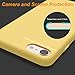 DTTO Case for iPhone 7 and iPhone 8, 4.7inch, [Romance Series] Liquid Silicone Gel Rubber Shock-Absorption Bumper Cover, Anti-Scratch Back, Duckling Yellow