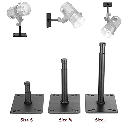 Run Shuangyu T Mount Flash Light Stand Holder for Studio Flash Speedlight (Large Size)