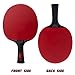 Ping Pong Paddle with Killer Spin + Case for Free - Professional Table Tennis Racket for Beginner and Advanced Players - Improve Your Ping Pong Skills with JT Ping Pong Paddle Set (Light red)