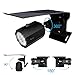 Fugetek Motion Sensor Security Light and Dummy Camera, Solar Powered, 3 Modes, IP65, Waterproof, 10 Bright LEDs, Rechargable, Yard, Garden, Driveway, Walkway, Black