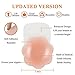 MITALOO Adhesive Silicone Reusable Breast Lift Nipple Cover Pasties for Women