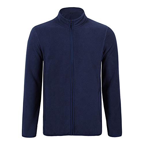 Pioneer Camp Men's Classic Full-Zip Polar Fleece Jacket (Dark Blue, XL)