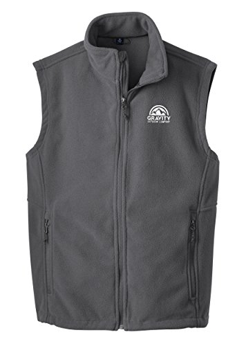Gravity Outdoor Co. Travel Fleece Vest, Grey 3XL