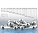 BodyJ4You 36PC PRO Piercing Kit Steel 14G 16G Butterfly Belly Ring Tongue Nipple Nose Jewelry