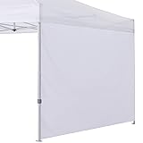 COOSHADE SunWall for 8x8 Pop up Canopy Tent, 1 Pack