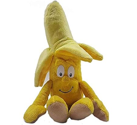 Comfort Soft Plush Toy Adorable Vegetable Fruit Plush Bauble Stuffed Doll Gift (Banana)