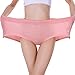 TEERFU Womens Underwear High Waisted Soft Stretch Hipster Full Coverage Ladies Panties 5 Pack