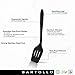 Bartollo Premium Silicone Kitchen Utensil Collection | Iron Core with Heat Resistant Nonstick Silicone for No-Scratch Cookware | Best 14-Pc Cooking Utensils Set | Bonus Measuring Cups & Spoons | Black