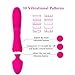 G-Spot Vibrator Waterproof Rechargeable Dildo Vibrator Adult Sex Toys for Women - Silicone Clitoris Vagina Stimulator Massager Sex Things for Couple-Pink