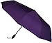 Benkii 60 Mph Windproof 10 Rib Travel Umbrella, Purple