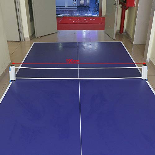 Vobor Table Tennis Net Ping Pong Net Retractable Durable Accessory Outdoor Adjustable
