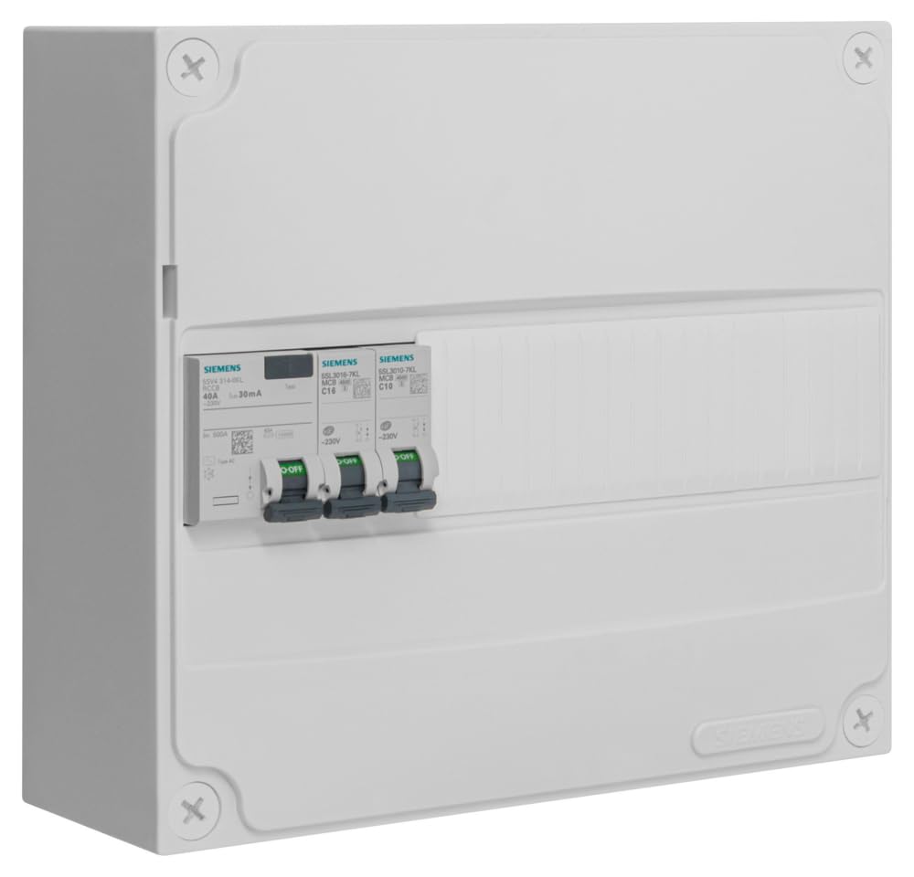 Pre-Equipped Panel 1 Inter. diff. 40 A Type AC + 2 Circuit Breakers