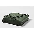 Berkshire Life LuxeLoft Blanket (Forest Green, Twin), Twin (66 in x 92 in)