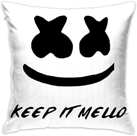 Keep It Mello Customized Humor Throw Pillow Covers Home Decorative Pillowcase Cushion Cover 20 X 20 Inches