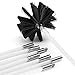 10 Feet Dryer Vent Cleaner Kit, Dryer Duct Cleaning Kit, Includes 8 Flexible Rods, Synthetic Brush Head, Flexible Lint Remover