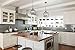 Umeway Houzlamod Marden 3-Light Chandelier, Industrial Style Lighting for Entryway,Hallway and