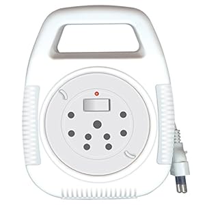 ANCHOR by Panasonic 5219 6A Cherry Flecicord Socket 2 Pin 8M (White)