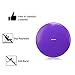 Trideer Inflated Stability Wobble Cushion with Pump, Extra Thick Core Balance Disc, KIDS Wiggle Seat, Sensory Cushion for Elementary School Chair (Office & Home & Classroom) (34cm Purple)