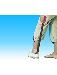 24" Inch Extra Long Handled Shoehorn (Black)